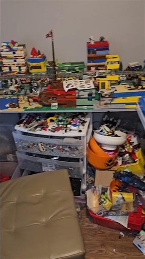 #LegoShorts Elevated Train Support straight layout #legotrains #ytshorts #legocitybuild (3/24/26)