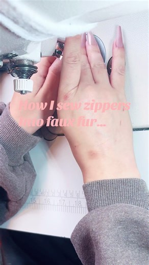 You ever wonder how they sew zippers into fur without the fur getting all stuck in it? #sew #sewing #sewingtiktok #sewingtutorial #sewingforyoupage #sewin #sewingdiy #sewinghacks #sewtok #sewingskills #seamstress #seamstressesoftiktok #sewistsoftiktok