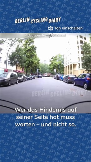Wer das Hindernis auf seiner Seite hat muss warten – und nicht so. (aus Folge 131) ⚠️ Ziel ist es, ein Bewusstsein für Gefahrensituationen zu schaffen, denen schwächere Verkehrsteilnehmende wie Radfahrende und Zufußgehende täglich ausgesetzt sind. Jede Fahrt zeigt reale Situationen. Es geht um ein besseres und sicheres Miteinander im Straßenverkehr – nicht darum, einzelne Gruppen gegeneinander auszuspielen. 🚴‍♀️🚶‍♂️🚗 🗣️ Diskutiert mit! Follower sind eingeladen, in den Kommentaren ihre Erfahr
