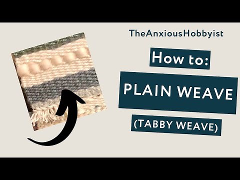 5. How to plain weave