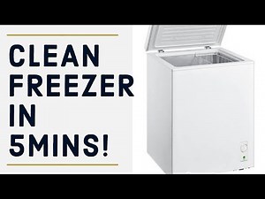 Clean a Chest Freezer in 3 Minutes (No Defrost Needed)