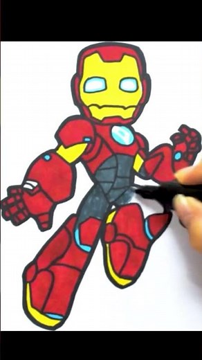 How to Draw Iron Man and his Awesome vs Spider man #spiderman #spideyandhisamazingfriends