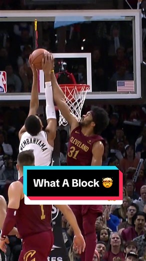 Impressive Block by Jarrett Allen in NBA Basketball Game