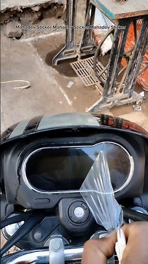 Xtec Splendor Meter Sticker 😱 #shorts #ytshorts #splendor #meter #modified #sticker #wrapping