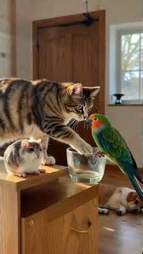 The Cutest Animal Meeting Ever!!!!!