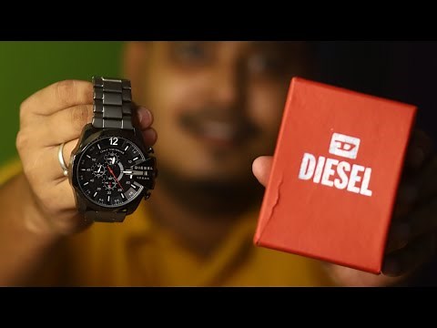 Diesel 10 bar Watch Unboxing | Detail Review | Diesel DZ4283 Mega Chief watch