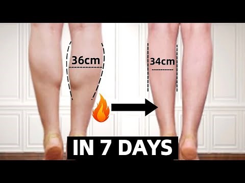 Slim Down Calves in 7 DAYS! 12 min Beginner Friendly Slim Legs Workout, No Jump