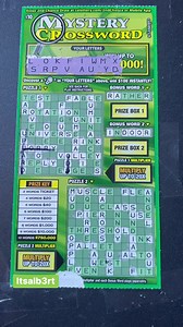 Mystery crossword #feelinglucky #scratchers #lucky #lotto #lottery #fun #game #ticket #california #texas #arizona #itsalbert #reels #crossword | Itsalb3rt