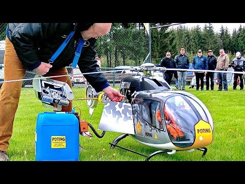 AMAZING EC-120 EUROCOPTER RC SCALE MODEL TURBINE HELICOPTER / FLIGHT DEMONSTRATION !!!