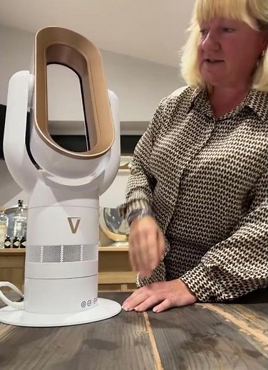 Karol's review of the Vortex Air Pro - Gold Deluxe #fanheater #heater #bladelessfan #vortexair