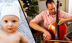 1.5M views · 38K reactions | Ed Sheeran's "Perfect" || Heartfelt baby announcement + cover on cello & piano by Brooklyn Duo. | Brooklyn Duo | Facebook