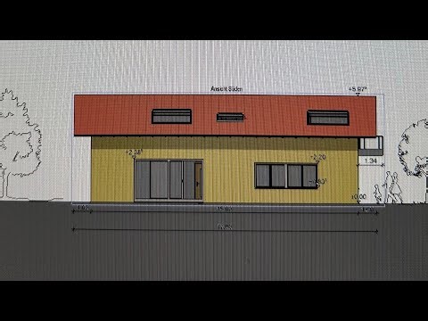 How to create a Facede View in a ALLPLAN إنشاء واجهة مبنى ب برنامج Allplan , Ansicht erzeugen .