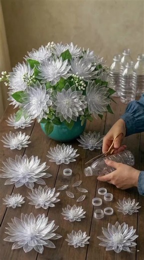 Recycled Bottle Flower Decor: Easy DIY Upcycle Tutorial