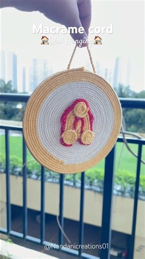 🏡 Macrame Wall Hanging | Inspired by the Feeling of Home 🧵✨#youtubeshorts #home