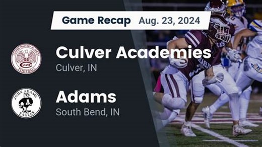 Football Game Recap: South Bend Adams Comes Up Short
