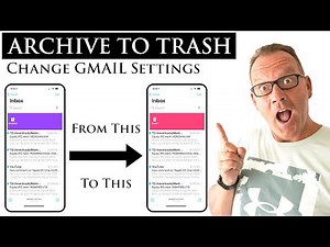 DELETE Email vs. ARCHIVE Email for GMAIL on iPhone.
