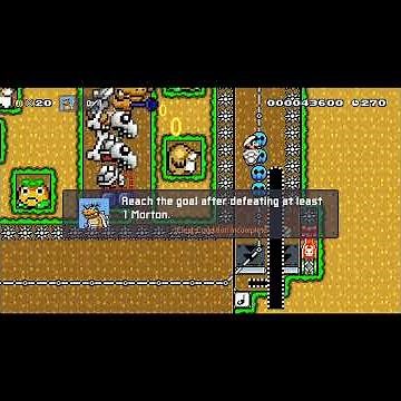 (AUTO) Morton Boss Battle by Irog #shorts 🍄Super Mario Maker 2 ✹Switch✹ No Commentary #cyv