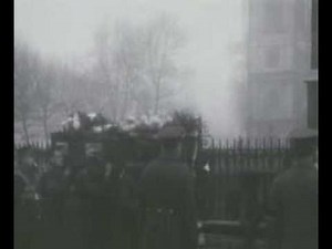 The funeral of British soldiers killed by the IRA