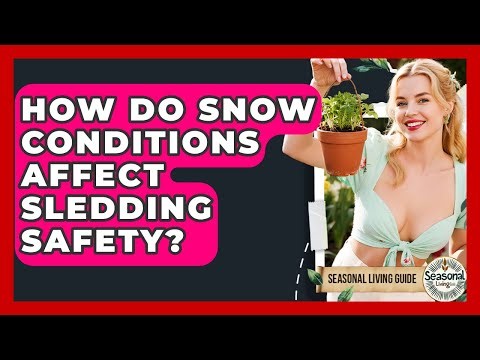 How Do Snow Conditions Affect Sledding Safety? - Seasonal Living Guide