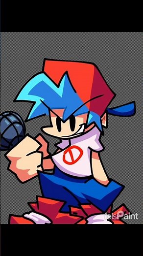 ¡DIBUJANDO a BF de FRIDAY NIGHT FUNKIN'! 🎤💥 #viralshorts #fnf #fanart #drawing #art