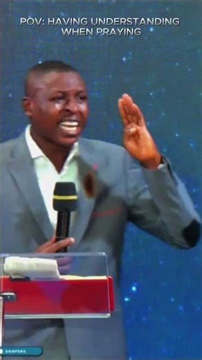 Having understanding when praying