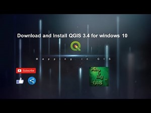 Download and Install QGIS 3.4 for windows 10 - Mapping in GIS