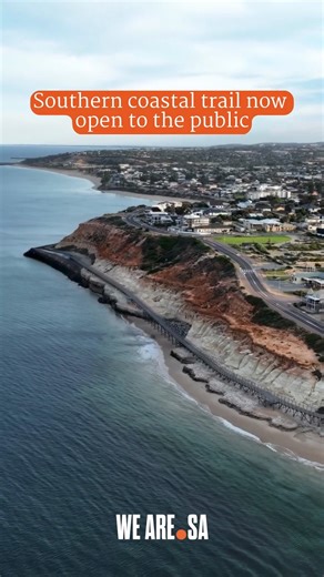298K views · 1.1K reactions | Enjoy breathtaking views of Adelaide’s southern coastline on the newly completed 1.1 km all-access trail. City of Onkaparinga | SA Government | Facebook