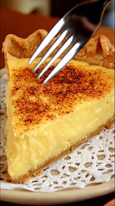 Old Fashioned Custard Pie was so comforting 😍 Smooth, creamy filling with that classic baked vanilla flavor. Simple, not too sweet, and perfect with a cup of coffee 🥧✨ | My Heavenly Recipes