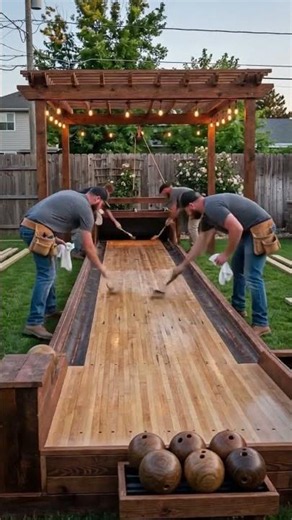 I Built a BOWLING ALLEY in My Backyard! 😱🎳