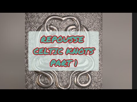 Easy Repoussé Tutorial: Symmetrical Celtic Knot | Part 1 (Drawing & Transfer)