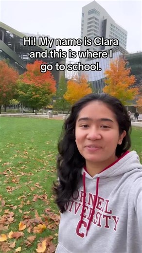 Hi, I'm Clara. And this is where I go to school. I'm a grad student at #CornellTech, where you can study business, law and tech in the middle of NYC. Learn more about us! #fyp #stem #tech #cornell #gradschooladmissions