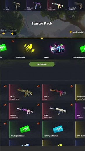 Free Bonus Case on FarmSkins - Starter Pack - Use Code FARM25 to Redeem