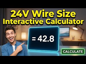 24V Wire Size Calculator — How to Use It | Engineering Tool
