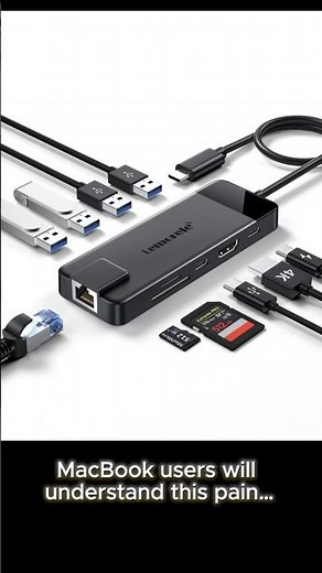 Only 2 Ports? Upgrade with This USB-C Hub! 🔌💻 | 10-in-1 Multiport Adapter Review