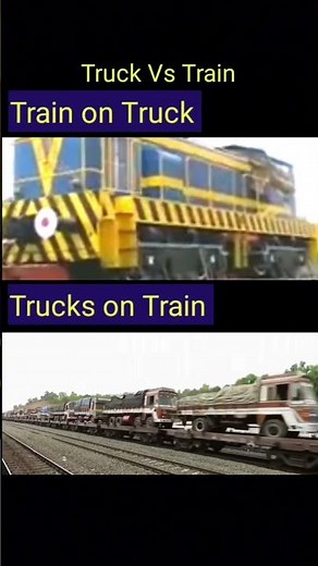 Truck Vs Train #lorry #train #viral