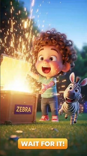 😱 Magic Zebra Surprise Box! What Happens Next Will Melt Your Heart 🦓✨ #Shorts #magicbox