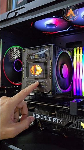 #shorts CPU COOLING Thermalright Burst Assassin 120 VISION ‪@POUNDREVIEW‬