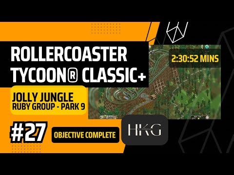 RollerCoaster Tycoon® Classic+ | Park 27 - Ruby 9 - Jolly Jungle | Full Playthrough |  | No Commtry