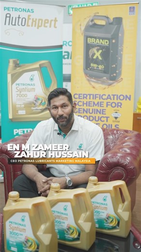 “Worried about fake engine oil? Here’s how to tell the real deals.” SIRIM conformity label gives you the confidence to choose PETRONAS engine oil. It’s not just genuine – it’s certified for quality performance, and peace of mind. Hear it from the CEO himself – Mr. M Zameer Zahur Hussain #SIRIMQAS #PETRONASLubricants #AdaSIRIMBaruBeli #SIRIMCertified #SIRIM #GenuineEngineOil #FuelEconomyBoost #EngineLifeExtension #CertifedEngineOil | SIRIM QAS International