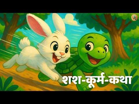 शश-कूर्म-कथा - Story of Hare & the Tortoise