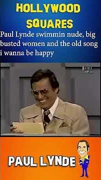 More iconic Paul Lynde on scary women with big busts, swimming nude and what can make you happy!