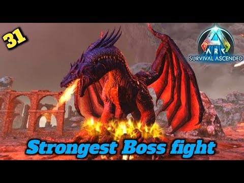 One of the Hardest Fights 😈🔥 | Dragon Boss Finale | ARK Ascended | The Island