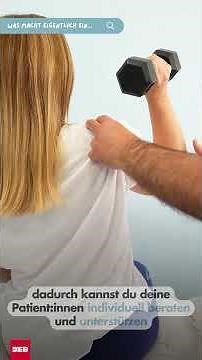 Ausbildungs zum Physiotherapeuten - Was macht ein Physiotherapeut? #physiotherapy #ausbildung