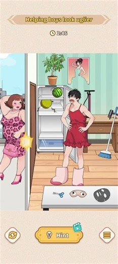 brain puzzle : tricky quest level 142 ugly disguise