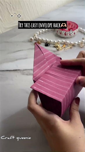 Genius Paper Envelope Trick 😳✉️ | No Glue DIY #shorts