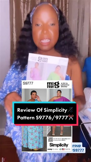 And another one! Ive been a roll with my sewing lately! I think I sewed up half the #sewingpatterns from the last #patternsale! Today I tackled #simplicitypattern #S9776/#S9777 by @Mimi G. Watch the video to see my thoughts on the pattern. #patternreview #sewingtiktok