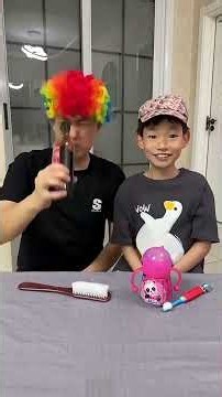 Father turns into an egg and his son breaks it with a hammer! The cutest family show ever.