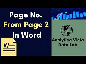 How to Start Page Numbers from Page 2 in Word | Skip First Page Number Easily