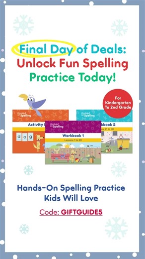 Final Day of Deals | Hooked on Spelling