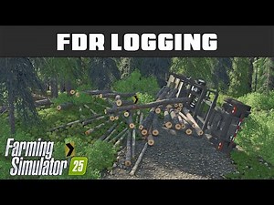 Almost Done With This Block - FDR Logging 71 - Farming Simulator 2025